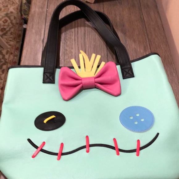 Disney loungefly Stitch & Scrump 2-sided tote new - Picture 3 of 5